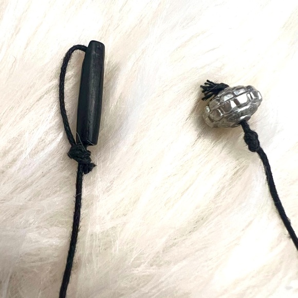 Vintage Green Blacks Glass Women's Necklace - Picture 7 of 11